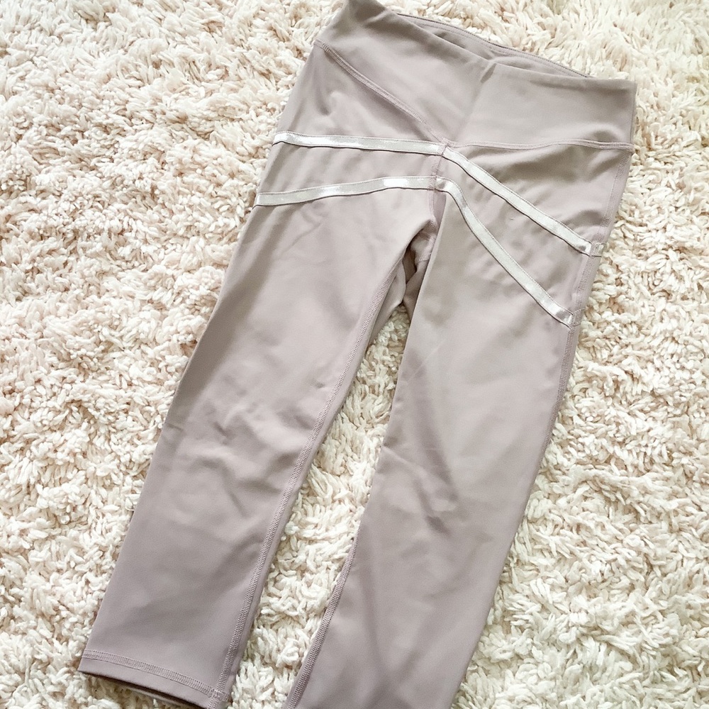 Beloforte Light Pink Running Leggings w/ Pocket